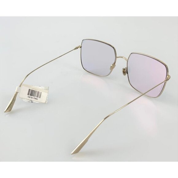 NIB Dior Rose Gold Stellaire 000Te Metal Square Sunglasses - Picture 8 of 10